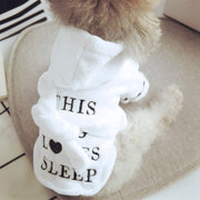 Pet Dog Bathrob Dog Pajamas Sleeping Clothes Soft Pet Bath Drying Towel Clothes for For Puppy