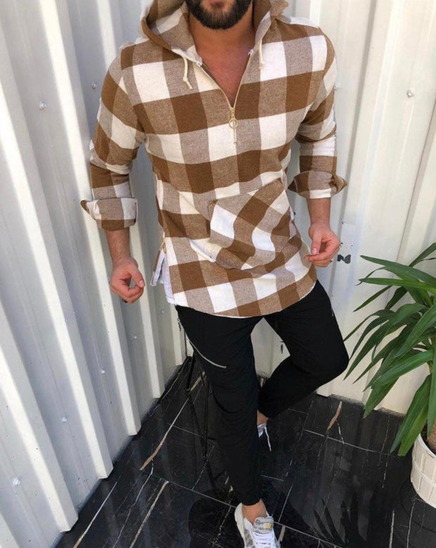 Casual Plaid Long Sleeves Shirt