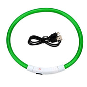 Led Light Dog Collar Detachable Glowing USB Charging Luminous Leash for  Pets Dogs Products