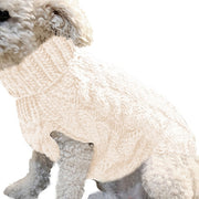 Warm Dog Cat Sweater Clothing Winter Turtleneck Knitted Pet Cat Puppy