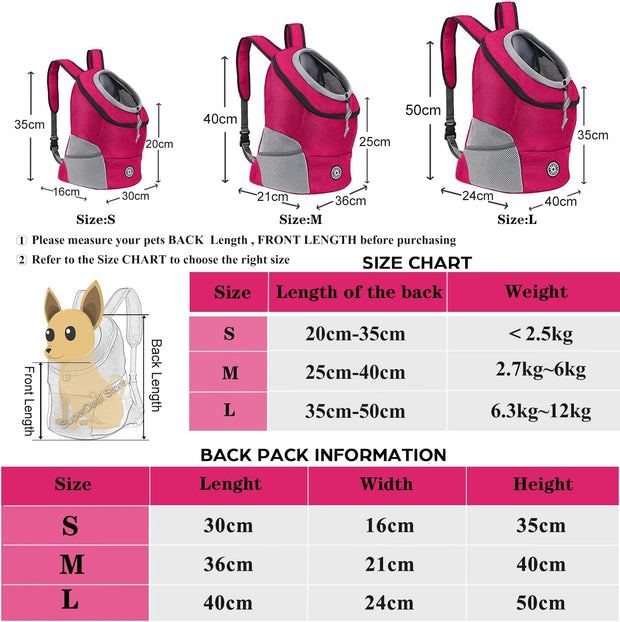 Pet Dog Carrier Bag Carrier For Dogs Backpack