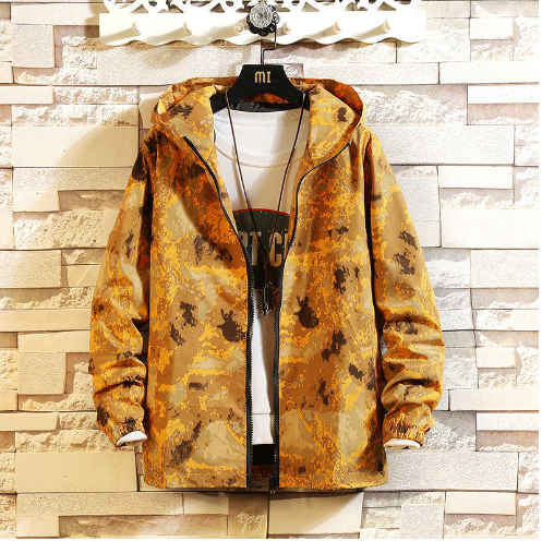 Boys Spring And Autumn Camouflage Jacket