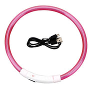 Led Light Dog Collar Detachable Glowing USB Charging Luminous Leash for  Pets Dogs Products