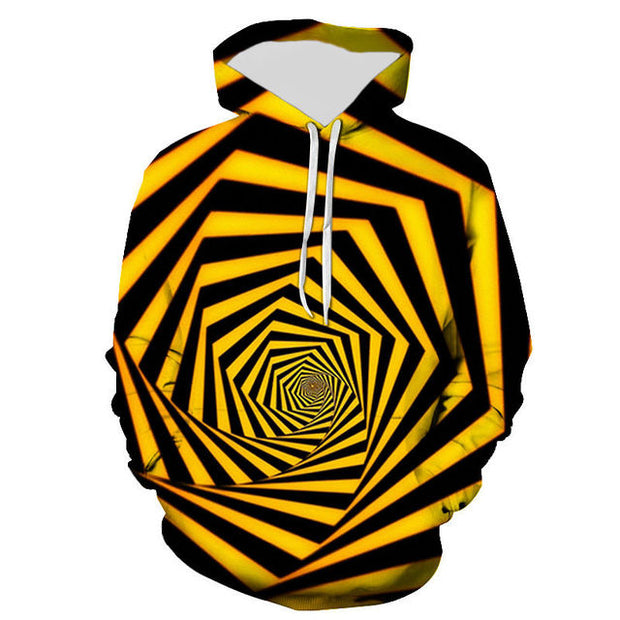 New Colorful Flame Hoodie 3d Fluorescence Sweatshirt