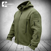 Blouson tactique militaire coupe vent pour homme, couleur unie, à