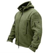 Tactical men&#39;s military green jacket outdoor sports Hoodie hiking cold proof submachine coat Hoodie men&#39;s fleece coat