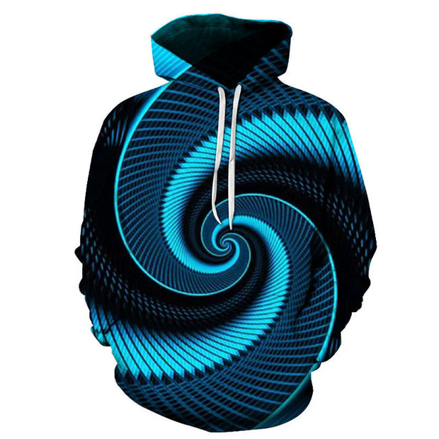 New Colorful Flame Hoodie 3d Fluorescence Sweatshirt