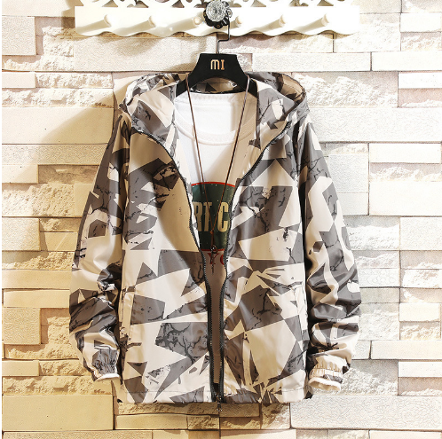 Boys Spring And Autumn Camouflage Jacket