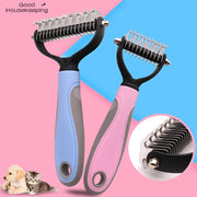 Pets Fur Knot Cutter Dog Grooming Shedding Tools Pet Cat Hair Removal Comb