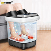 Electric Household Constant Temperature Deep Barrel Pedicure Machine Foot Bath Automatic Heating Massage Footbath Sauna