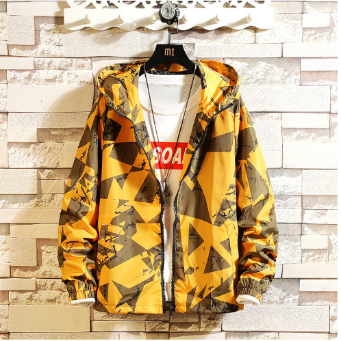 Boys Spring And Autumn Camouflage Jacket