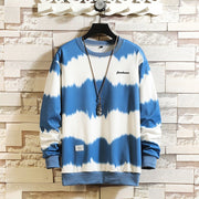 Modern Striped Long-Sleeve Oversized Tee