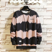 Modern Striped Long-Sleeve Oversized Tee