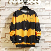 Modern Striped Long-Sleeve Oversized Tee